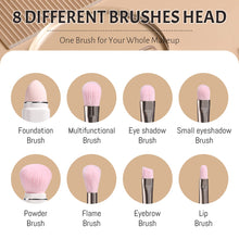 Load image into Gallery viewer, 8 in 1 Makeup Brush