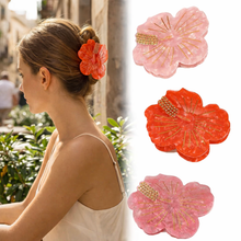 Load image into Gallery viewer, Hibiscus Hair Claw