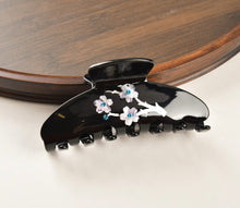 Load image into Gallery viewer, Blossom Hair Claw - Black
