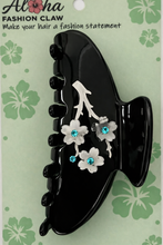 Load image into Gallery viewer, Blossom Hair Claw - Black
